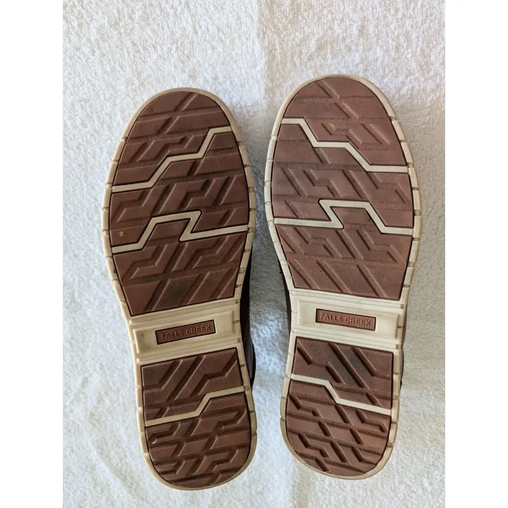 Falls Creek Chandler Size 11 Brown Lace Up Oxford Casual Dress Shoes